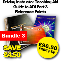 Driving Instructor Teaching Aid, Essential Guide to ADI Part 3 & Reference Points Manual