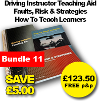 Driving Instructor Teaching Aid, Faults, Risk & Strategies, How To Teach Learners Book